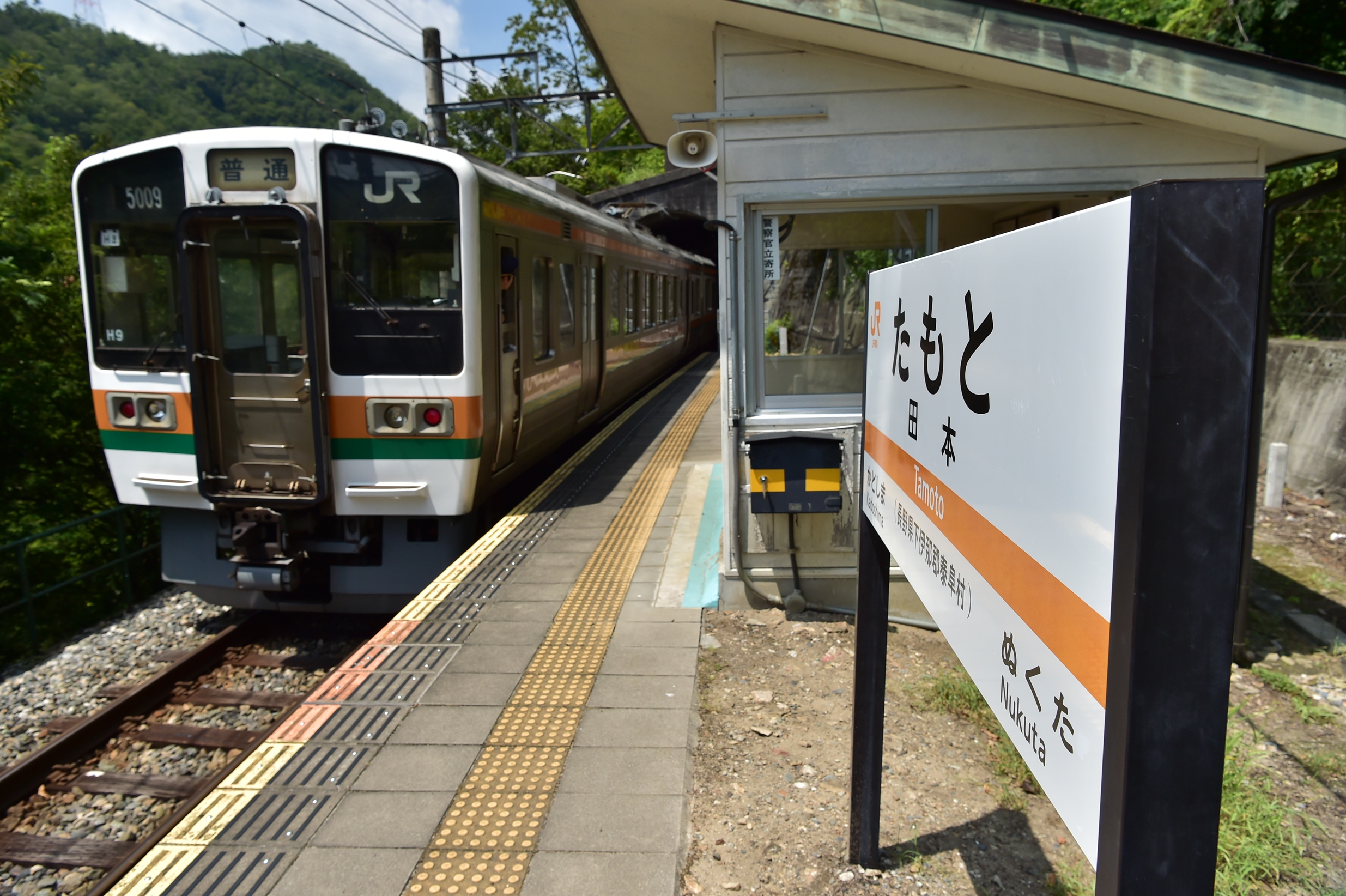 1飯田線 田本駅